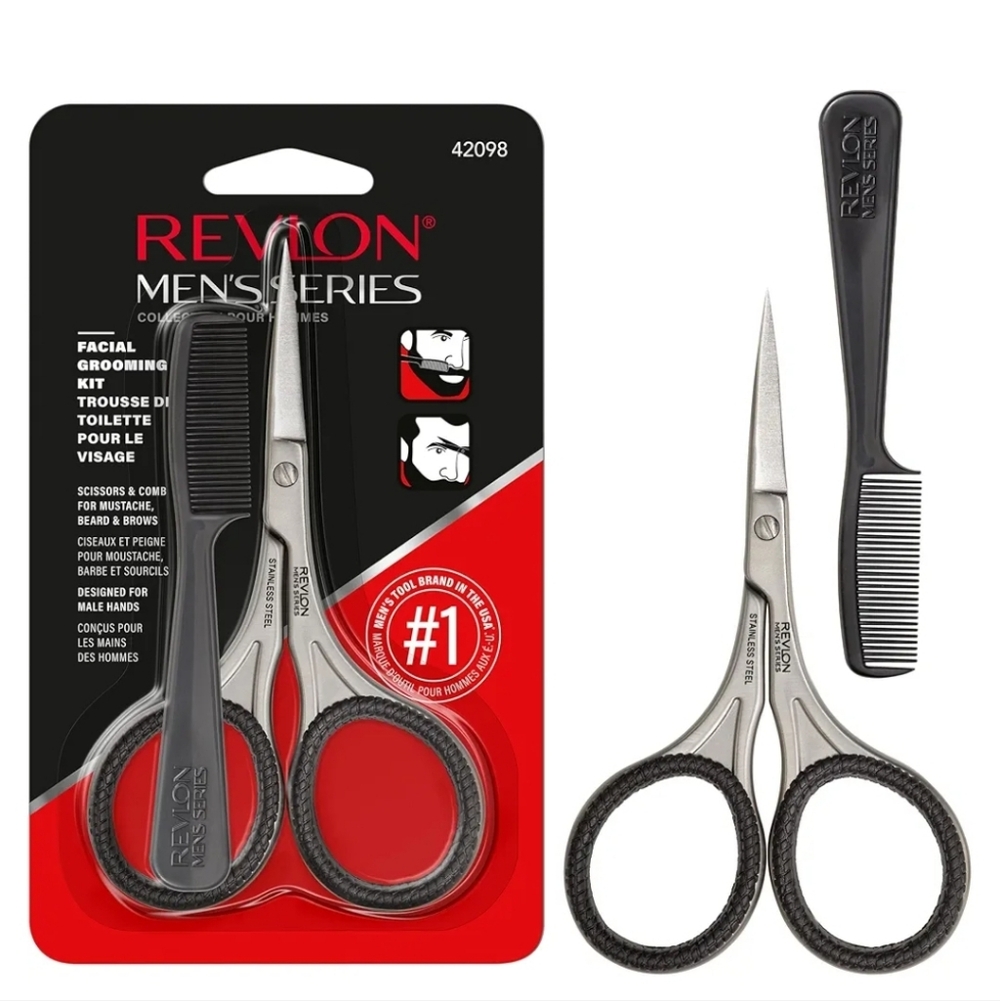 Revlon Men's Series Scissors and Isaac Mizrahi Cuticle Nipper Set